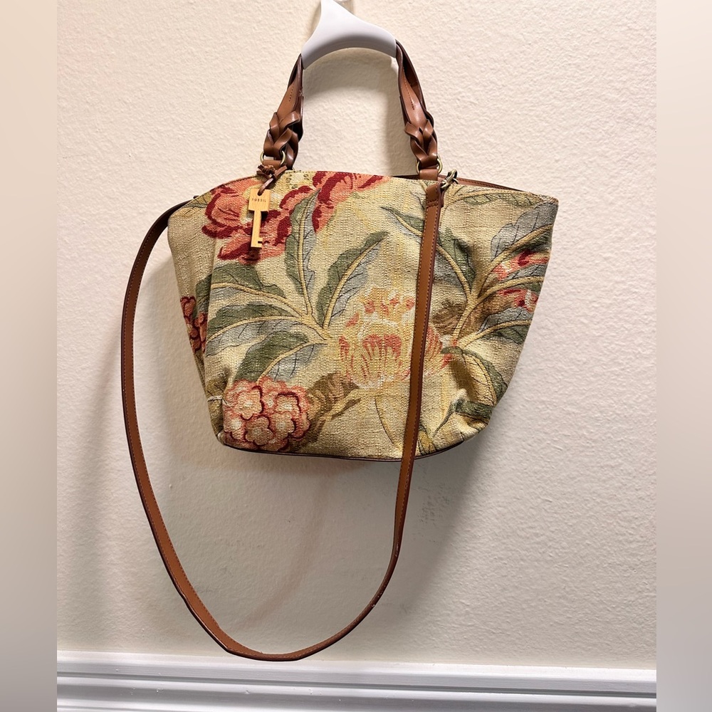 Floral Fossil Bag